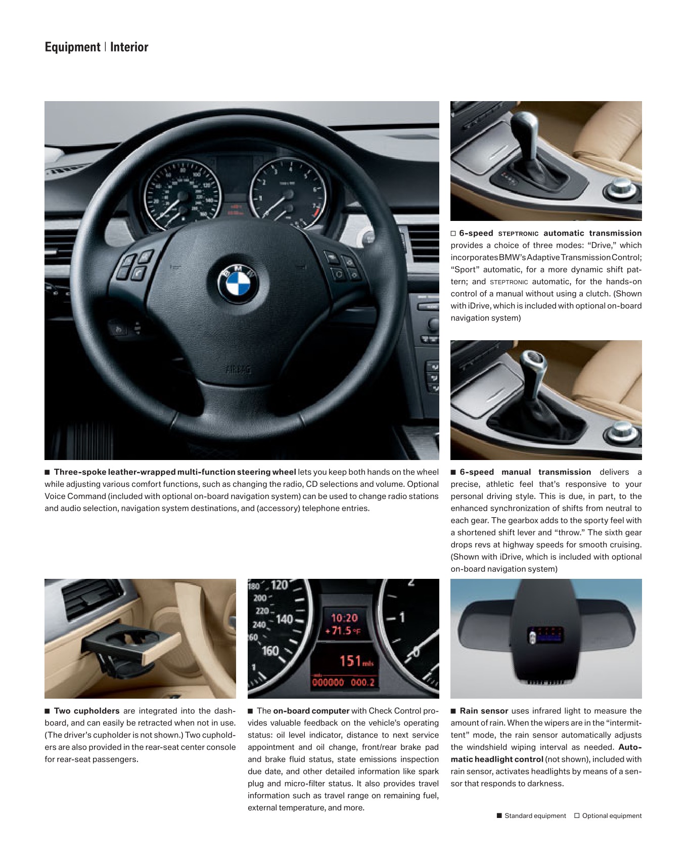 2006 BMW 3-Series Sedan Brochure Page 13